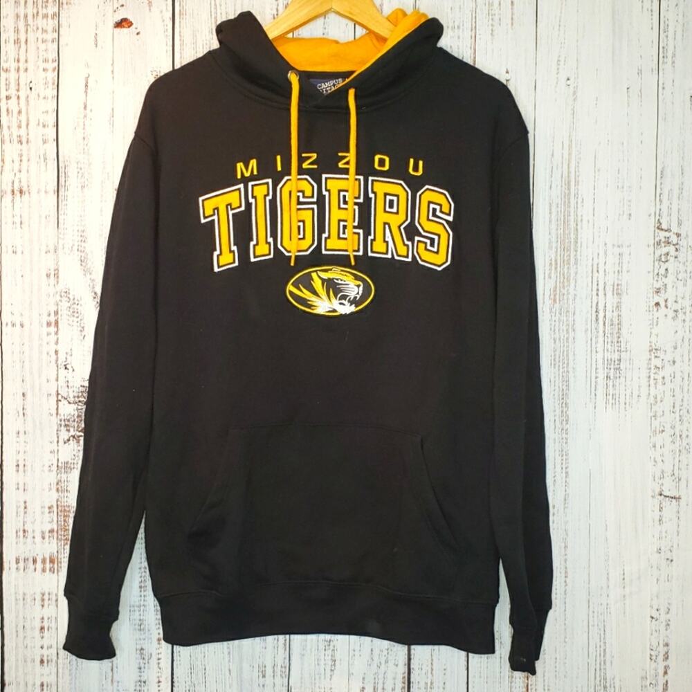 EUC, Mizzou Tigers, Campus Heritage Pullover Sweatshirt, Hoodie  Sz M
